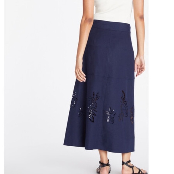 Tanya Taylor Harlow skirt maritime blue - Picture 3 of 6